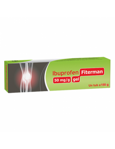 Ibuprofen 50mg/g gel, 150g, Fiterman Pharma