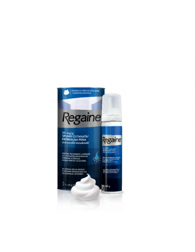 Regaine 50mg/g spuma cut 1fl, 60gr, JOHNSON&JOHNSON