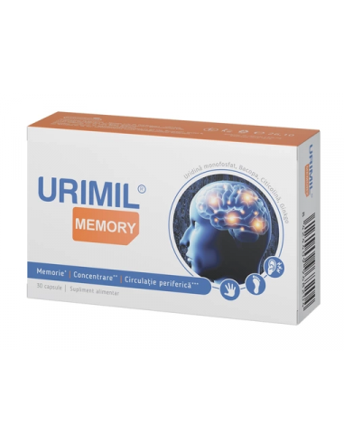 Urimil memory, 30 capsule, FARMA DERMA SRL