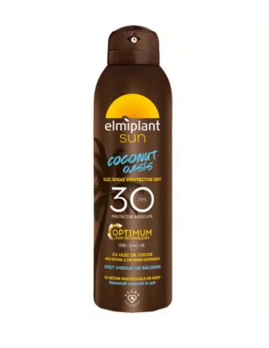 Elmiplant sun ulei spray coconut SPF30, 150ml,ELMI PRODFARM SRL BUCURESTI