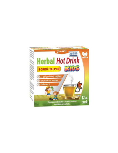 Herbal hot drink kids, 12 plicuri, JUVAPHARMA