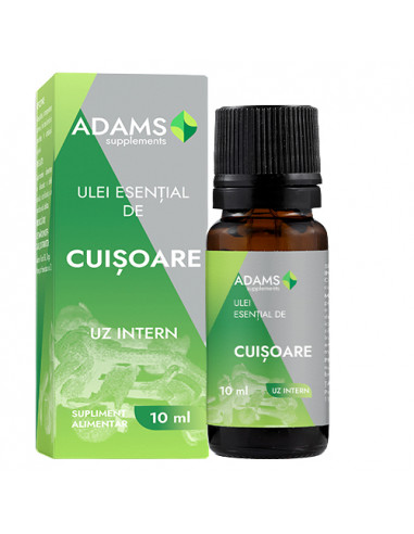 Ulei esential de cuisoare, 10ml uz intern, ADAMS