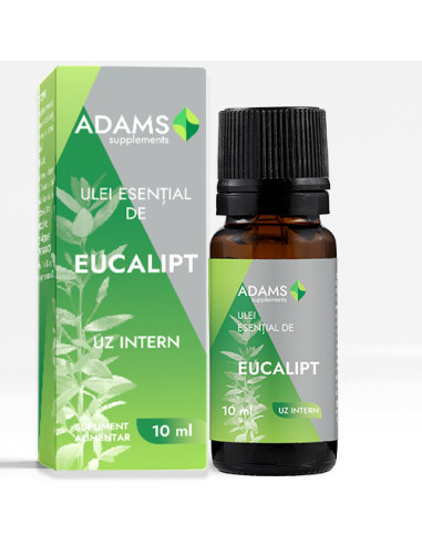 Ulei esential de eucalipt, 10ml uz intern, ADAMS