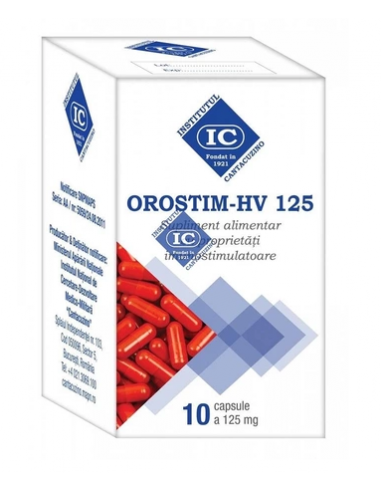 Orostim HV 125mg, 30 capsule, INSTITUTUL CANTACUZINO RO