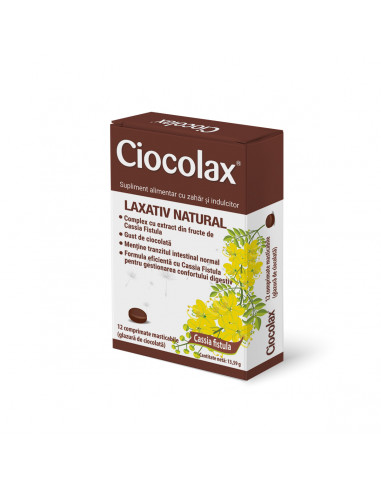 Ciocolax,12 comprimate, LABORMED PHARMA S.A. - ROMANIA