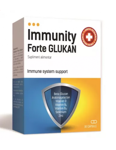 Immunity forte Glukan, 30 capsule, MBA PHARMA