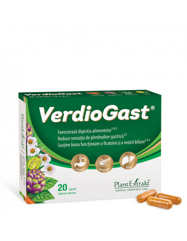 VerdioGast, 20 capsule, PLANTEXTRAKT CLUJ