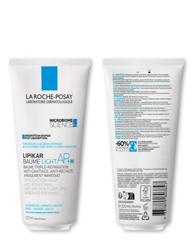 Lipikar Balsam ApM Cu Tripla Actiune Impotriva Puseurilor De Uscaciune A Pielii, 200Ml , La Roche-Posay