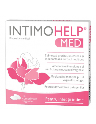 Intimohelp Med, 14 comprimate vaginale, ZDROVIT