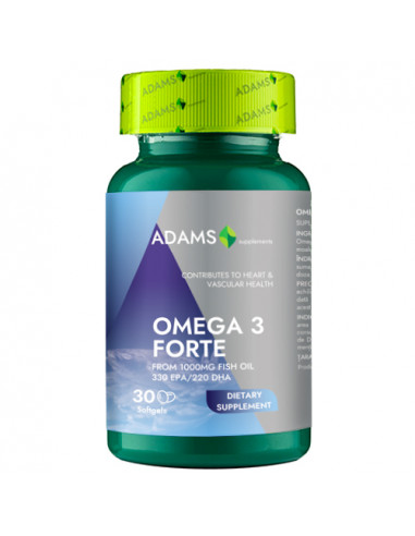 Omega3 Forte (33%EPA/22%DHA) 30 capsule, Adams