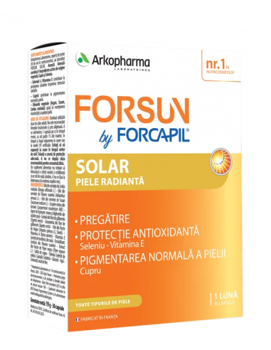 Forsun forcapil solar, 30 capsule, ARKOPHARMA