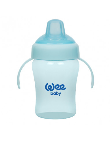 Canita 240 ml maner si cioc silicon - cod 775, Wee Baby