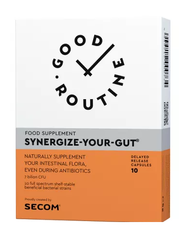 Good routine Synergyze your gut, 10 capsule vegetale, Secom