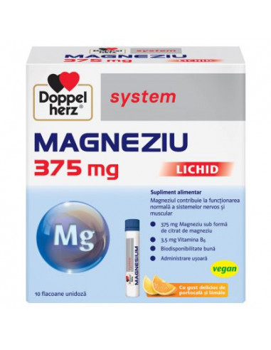 System magneziu 375 mg, 30 fiole, QUEISSER PHARMA GMBH&CO GERMANIA