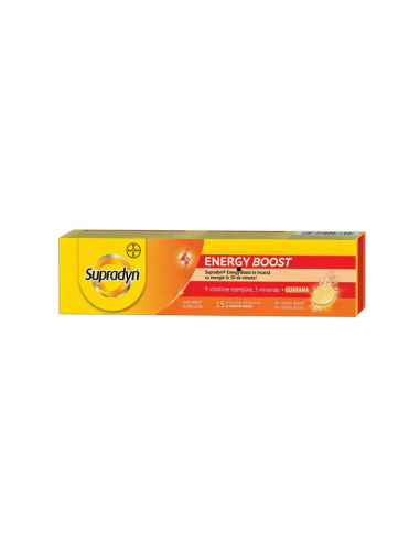 Supradyn energy boost, 15 comprimate efervescente, BAYER AG GERMANIA