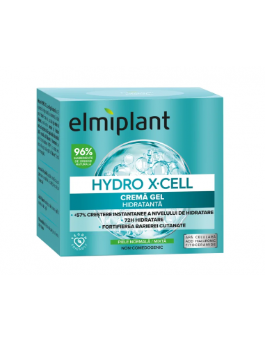 Elmiplant Hydro X-cell crema gel zi hidratanta, 50ml, ELMI PRODFARM SRL BUCURESTI