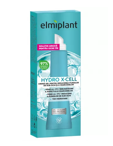 Elmiplant Hydro X-cell crema gel ochi, 15ml, ELMI PRODFARM SRL BUCURESTI