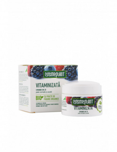 Cosmeplant crema de zi vitaminizata cu fructe de padure, 50 ml, Viorica Cosmetics