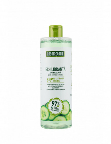 Cosmeplant apa micelara echilibranta cu castravete, 200 ml, Viorica Cosmetics