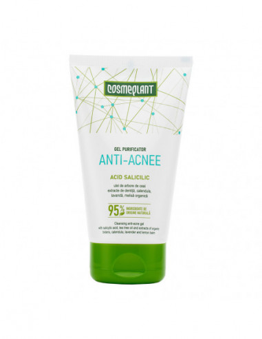 Cosmeplant gel purificator anti-acnee, 150 ml, Viorica Cosmetics