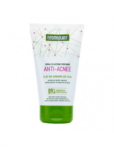 Cosmeplant gomaj cu actiune profunda anti-acnee, 150 ml, Viorica Cosmetics