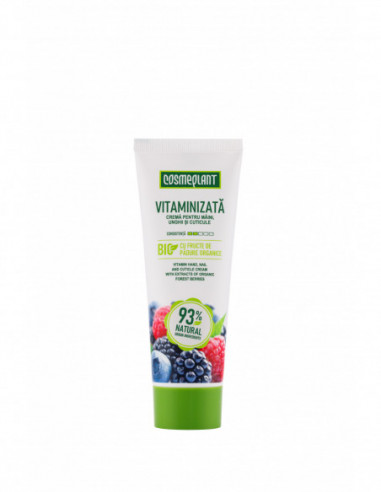 Cosmeplant crema de maini vitaminizata cu fructe de padure, 75 ml, Viorica Cosmetics