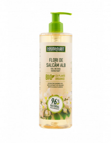 Cosmeplant gel de dus hidratant cu salcam alb, 500 ml, Viorica Cosmetics