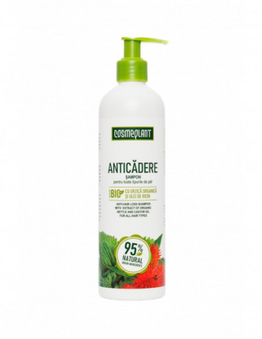 Cosmeplant sampon anticadere, 400 ml, Viorica Cosmetics