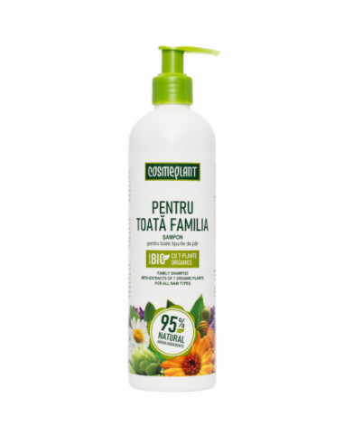 Cosmeplant sampon pentru toata familia, 400 ml, Viorica Cosmetics