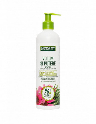 Cosmeplant sampon pentru volum si putere, 400 ml, Viorica Cosmetics