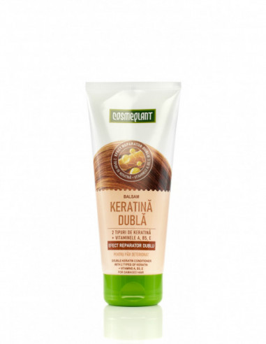 Cosmeplant balsam pentru par cu keratina dubla, 200 ml, Viorica Cosmetics