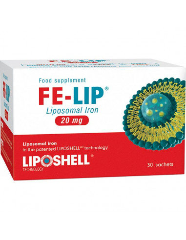 Fier lipozomal 20mg, 30 plicuri, Naturali Prod