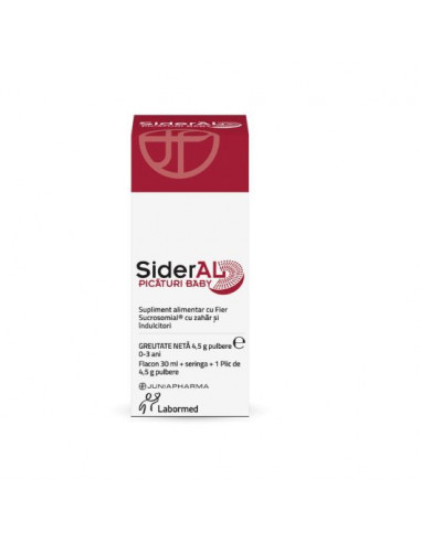 Sideral baby picaturi, 1 flacon + 1 plic x 4,5 g, LABORMED PHARMA S.A. - ROMANIA