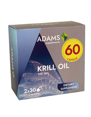 Pachet Krill Oil 500mg 60 capsule, Adams