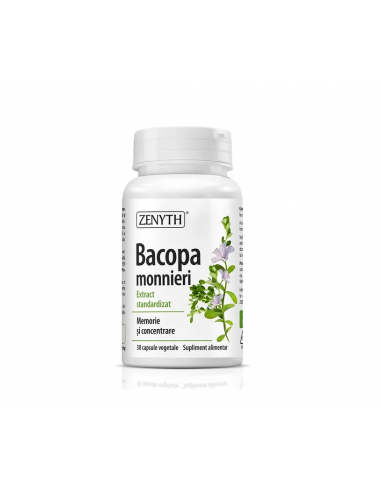 Bacopa monnieri, 30 capsule, ZENYTH PHARMACEUTICALS