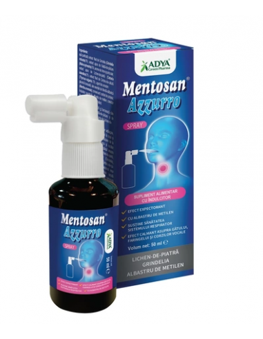 Mentossan azzuro spray, 50ml, ADYA GREEN PHARMA