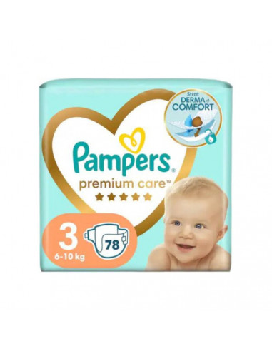 Pampers nr 3 premium care, 78 bucati, PROCTER & GAMBLE