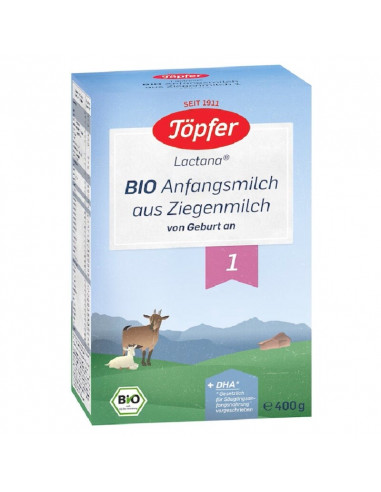 Topfer Bio nr 1 lapte de capra, 400g, TOPFER GMBH GERMANIA