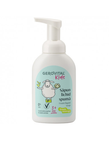 Gerovital kids sapun lichid spuma berry party, 300ml, FARMEC SA CLUJ-NAPOCA