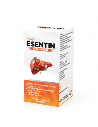 Esentin hepasupport, 90 capsule, SUN WAVE PHARMA