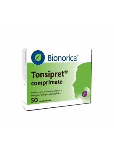 Tonsipret, 50 comprimate, BIONORICA ARZNEIMITTEL GMBH GERMANIA