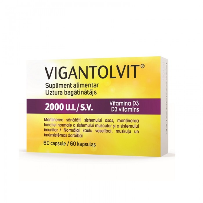 Vigantolvit 2000ui vitamina D3 x 60 cpr