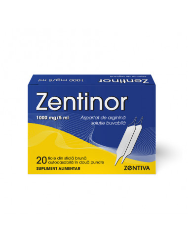 Zentinor, 20 fiole, ZENTIVA SA (ROMANIA)