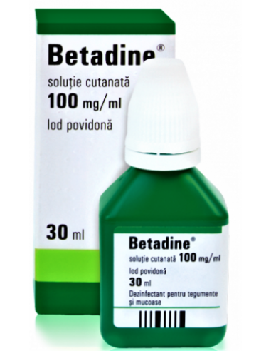 Betadine sol 10%, 30ml, EGIS PHARMACEUTICALS UNGARIA