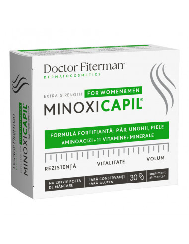 Doctor Fiterman Minoxicapil, 30 capsule, FITERMAN PHARMA S.R.L. - ROMANIA