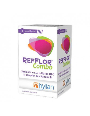 RefFlor combo probiotice  vitamina B, 10 capsule, HYLLAN PHARMA