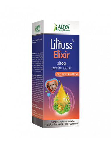 Lilituss elixir sirop pentru copii, 180 ml, ADYA GREEN PHARMA