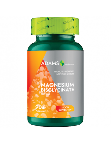 Magnesium bisglycinate 800mg, 90 capsule, ADAMS