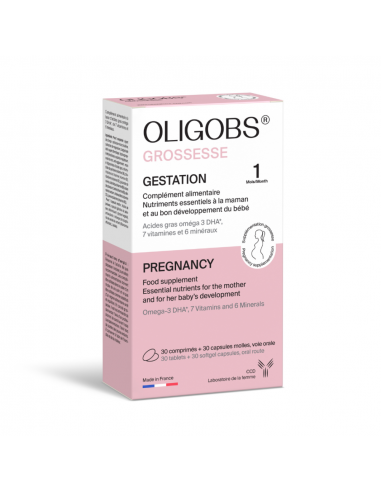 Oligobs Prenatal, 60 comprimate, Euromedex