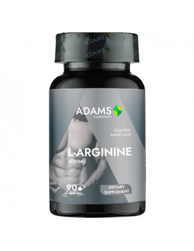 L-Arginine 500mg, 90 capsule, Adams